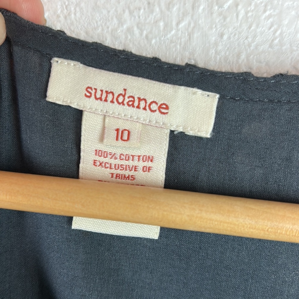 Sundance Black Dress Size 10 - Picture 5 of 13